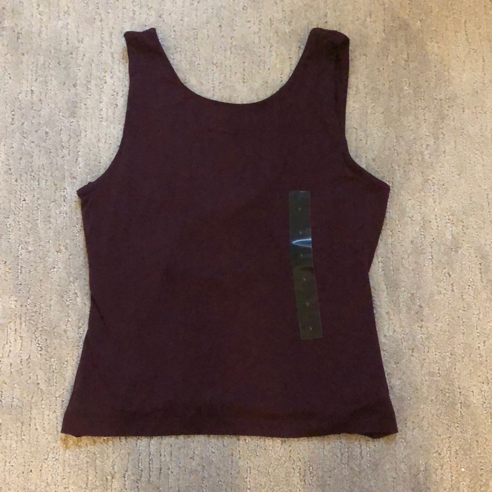 NWT banana republic factory maroon/ wine red twist back tank